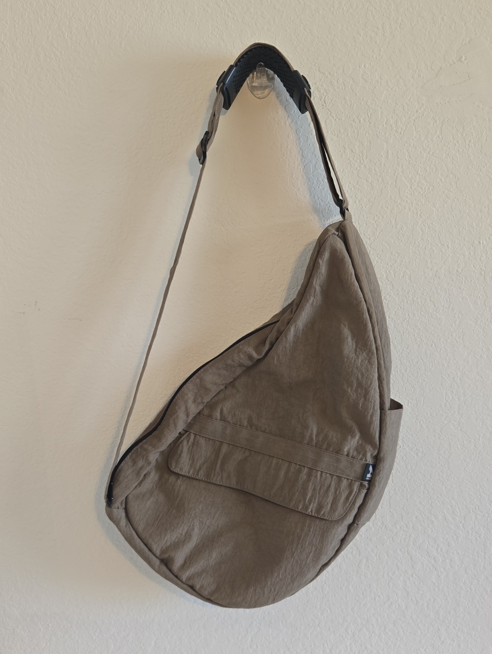 Ameribag Healthy Back Messenger Sling Bag - Taupe - OS